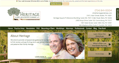 Desktop Screenshot of heritageelderlaw.com